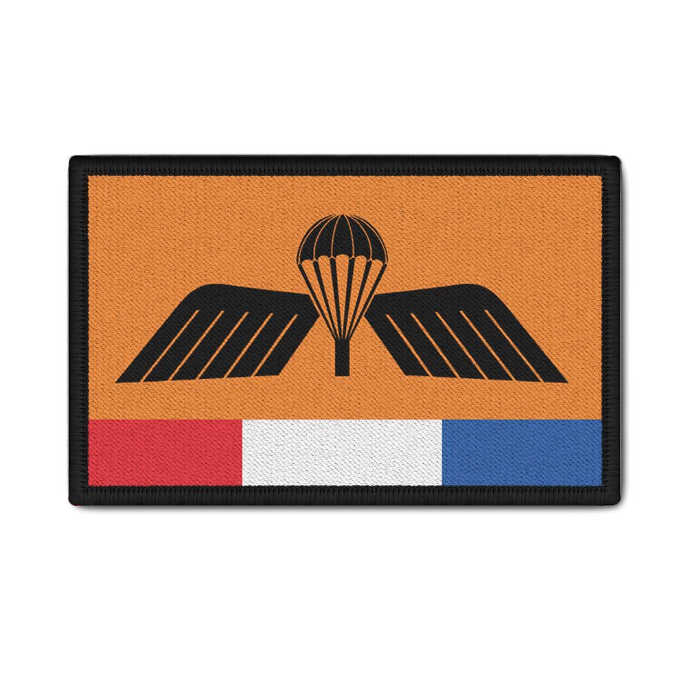 Patch 9.8x6cm Netherlands Army Paratroopers Flag Badge #42504