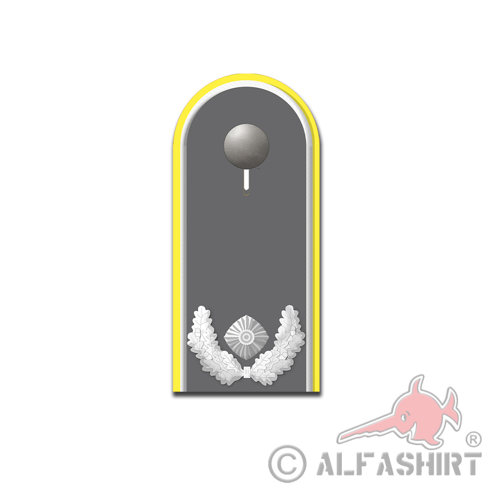 Major shoulder board Bundeswehr rank decal sticker 10x4cm # A5429