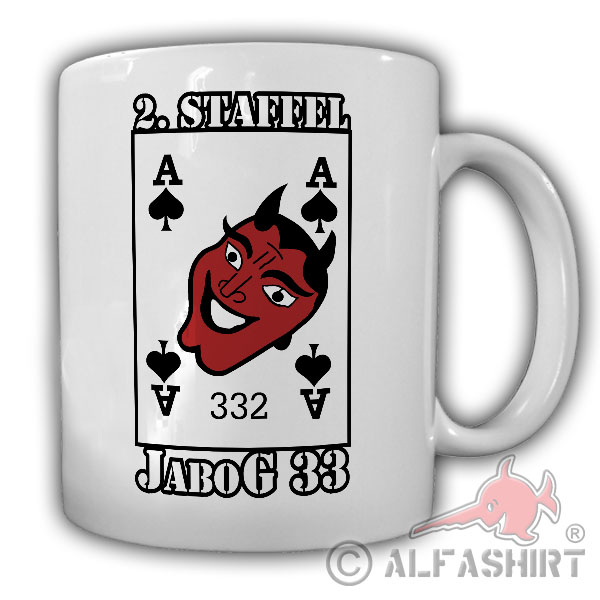 2 Staffel JaboG 33 Jagdbombergeschwader Büchel BW Emblem Einheit Tasse #18658