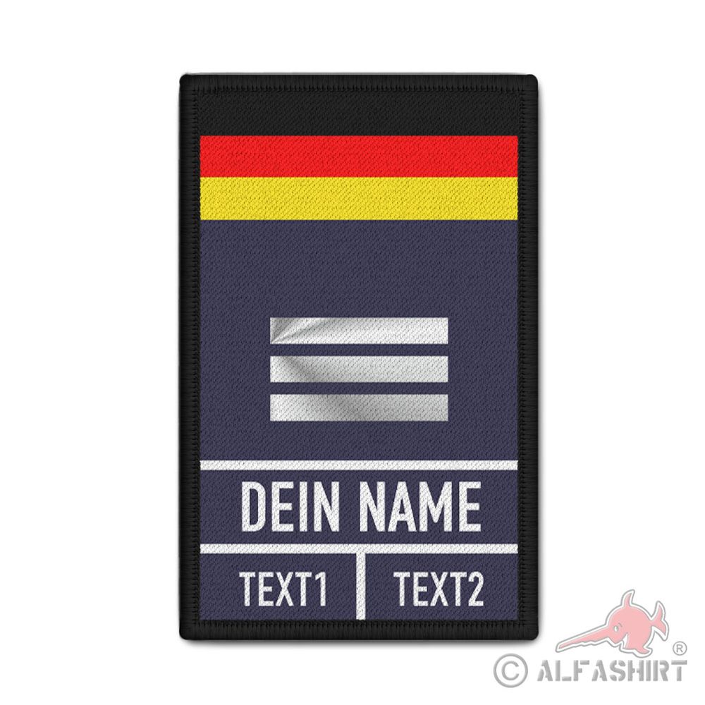 Rank Patch Feuerwehr Hauptlöschmeister Dienstgrad Freiwillige NRW #38820