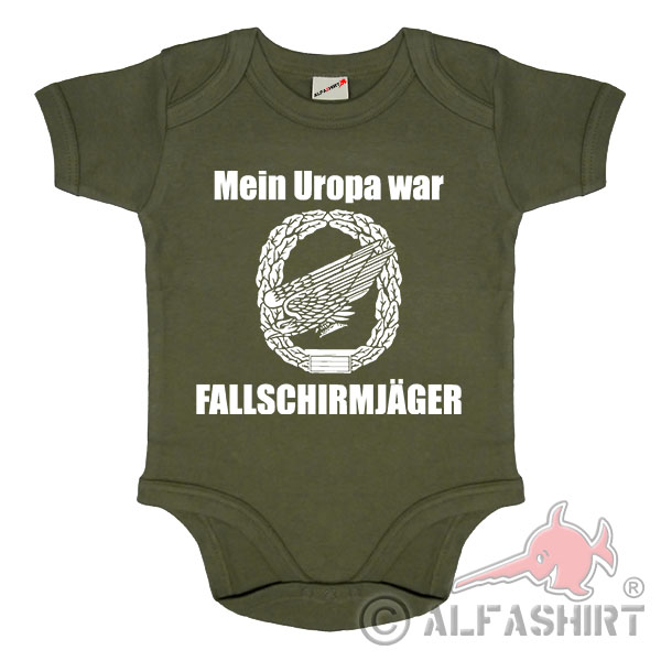 Baby Body My great-grandfather was a paratrooper Green Devil Falli Gift #19945