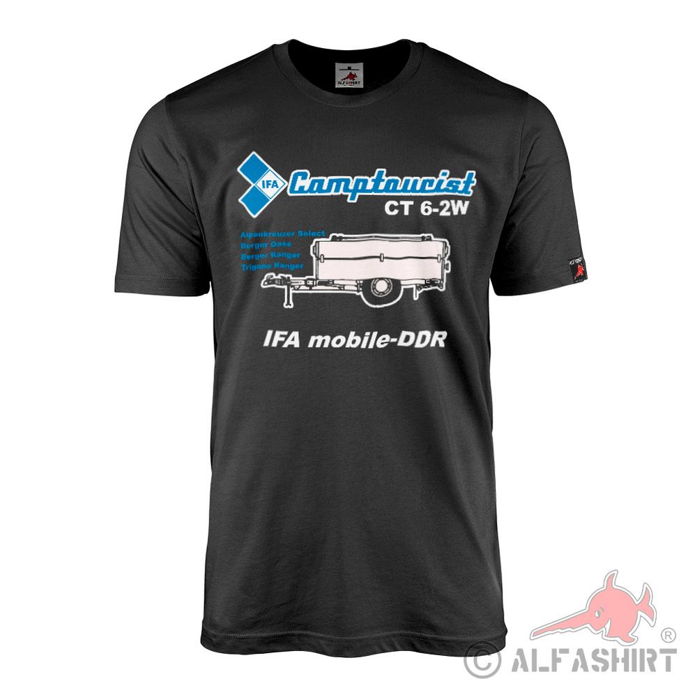 Camptourist Klappfix CT 6-2W DDR Camping Caravan Trailer Tent T-Shirt#4142