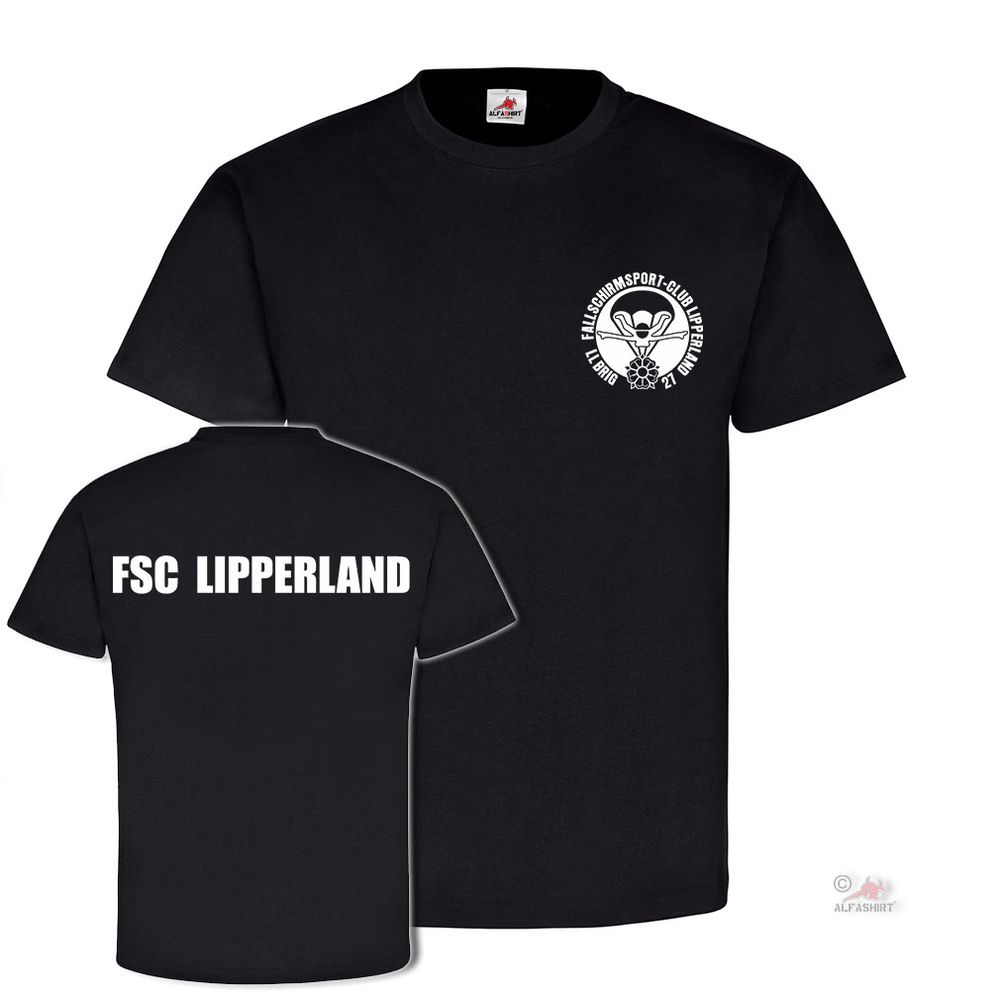 FSC Lipperland Veteran Skydiving Paratrooper T Shirt # 19729