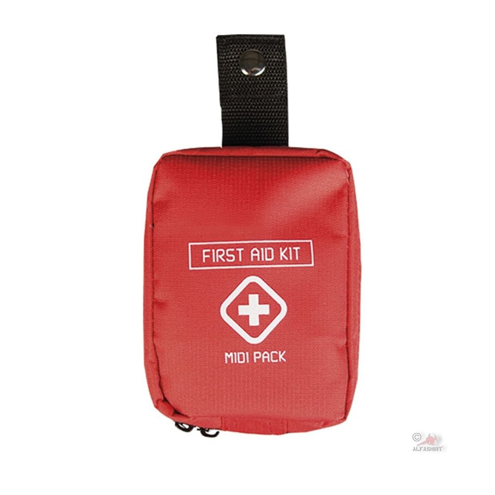 First Aid Kit Midi Notfall Sicherheit Medipack Sanitäter Medizin Outdoor #22997