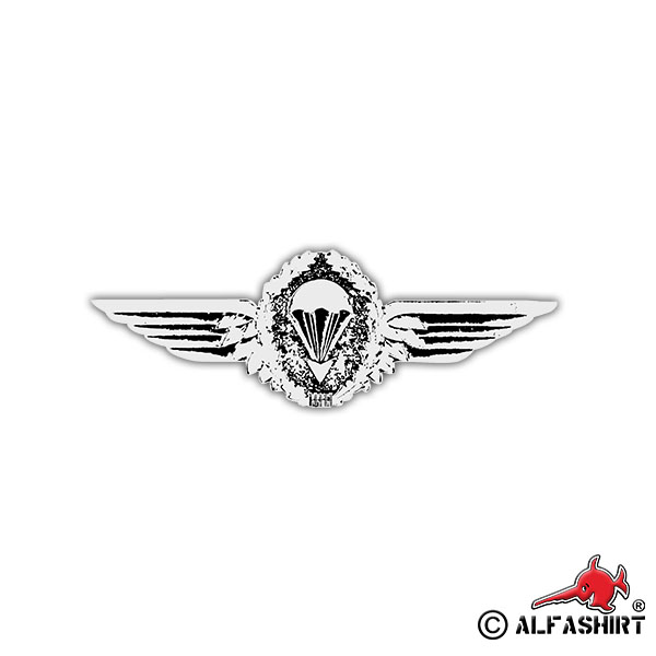 Sticker German parachutist badge level 2 5x15cm A910