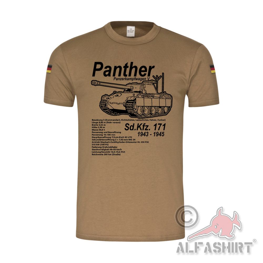 BW Tropen Panther Panzer Kampfwagen V Sdkfz 171 Kompanie-Führer Funk #39883
