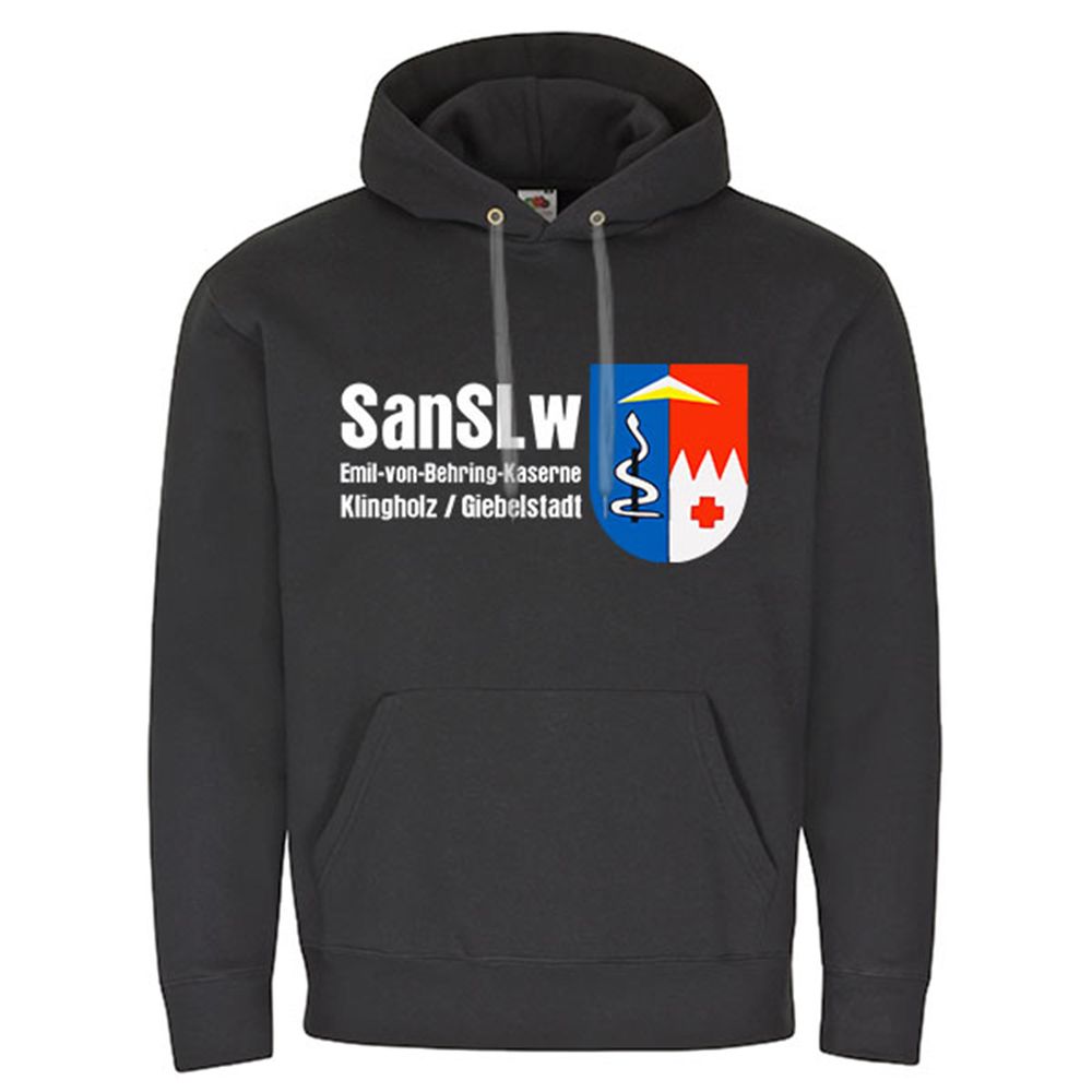 SanSLw Sanitätsschule der Luftwaffe Klingholz Giebelstadt Hoodie # 14939