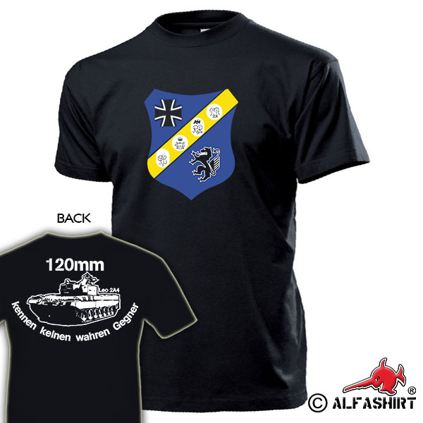 PzBtl 24 Leo 2A4 Panzerbataillon BW Panzer Leopard Wappen T Shirt #17082