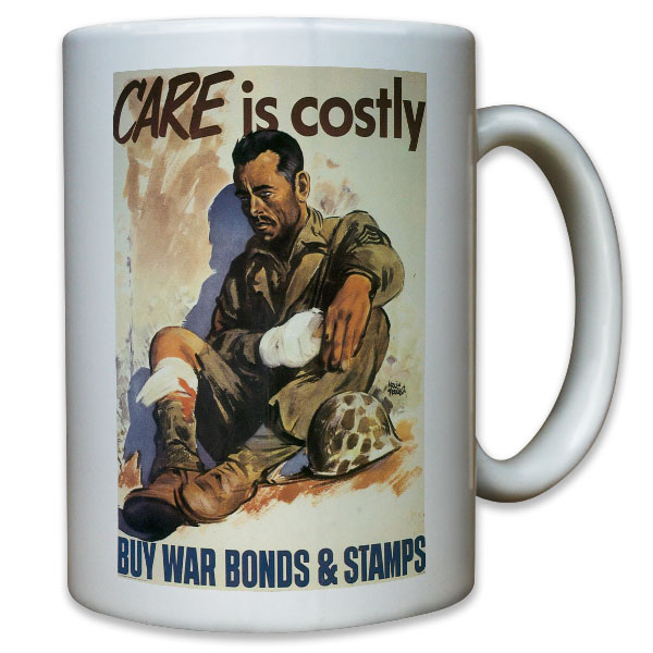 Care is costly Werbung Werbeplakat USA Amerika US United States - Tasse #11443