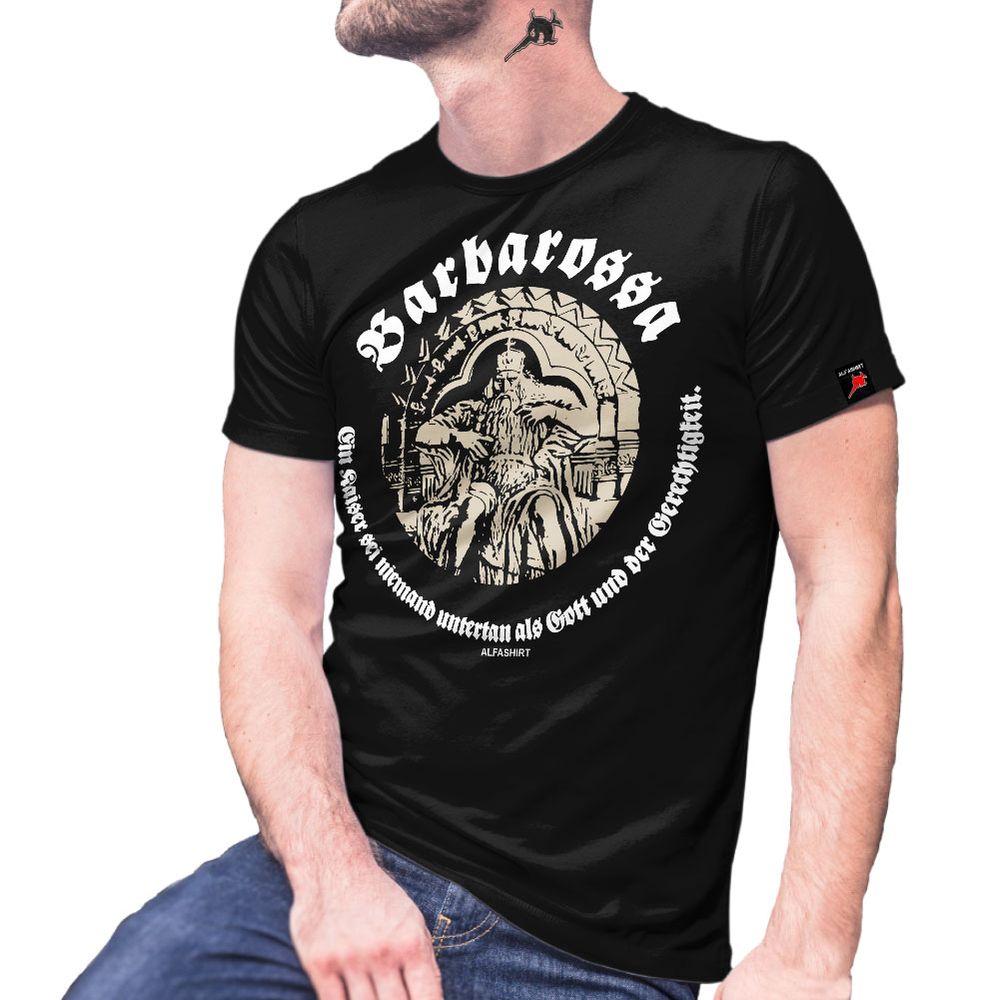 Kaiser Barbarossa König Friedrich I Staufer Rotbart Römisch T Shirt #27345