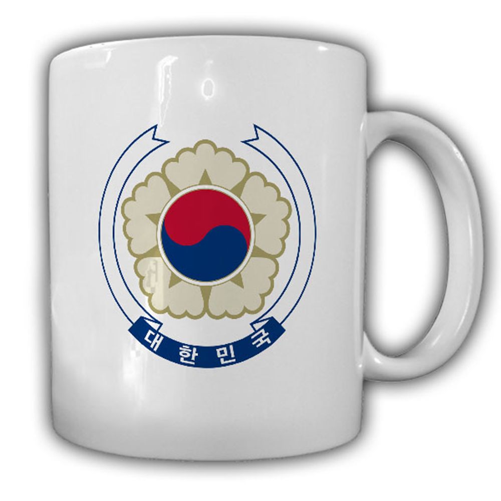 Südkorea Wappen Emblem Republik Korea Daehan Minguk - Kaffee Tasse #13661