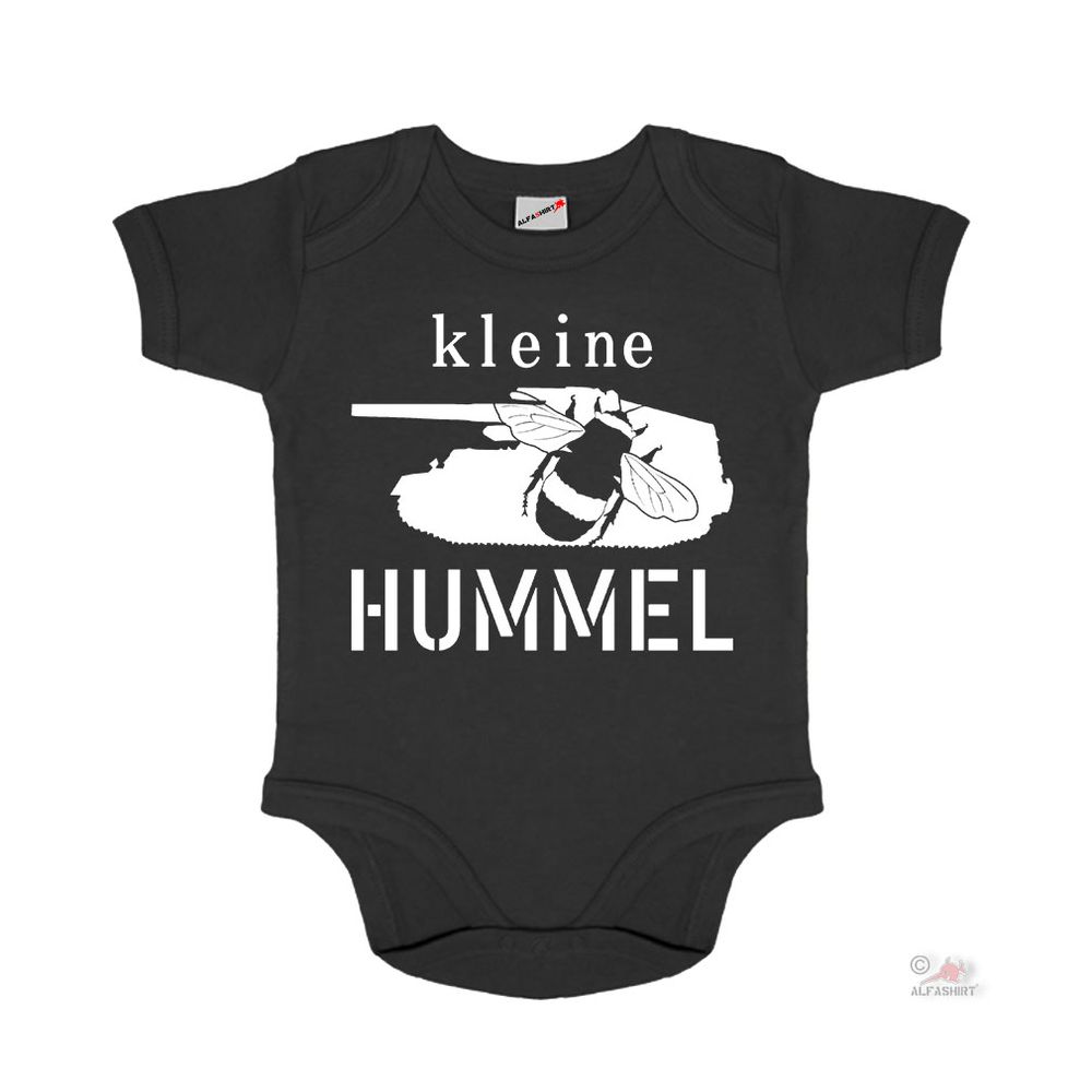 Baby Strampler kleine Hummel Panzerhaubitze Selbstfahrlafette Spaß Humor #30655