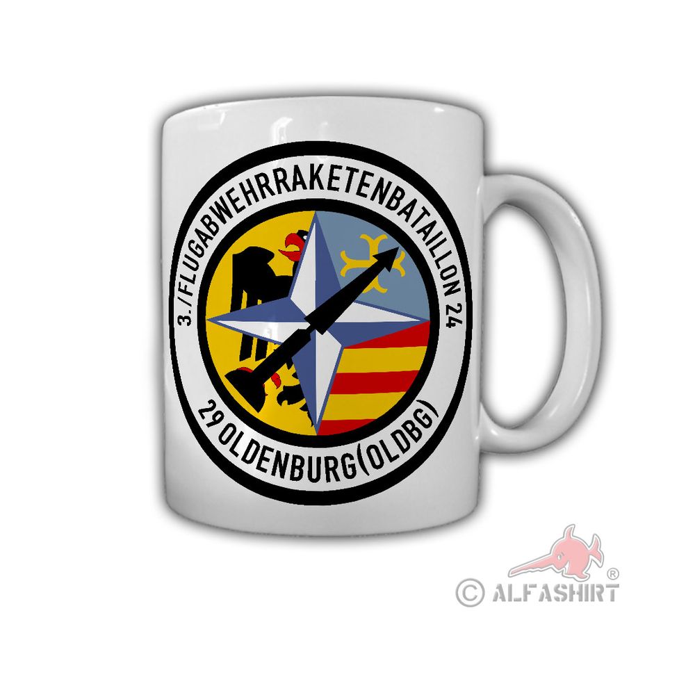 Tasse 3 FlaRakBtl 24 Oldenburg Flugabwehr Raketen Bataillon Oldbg Patriot #30996