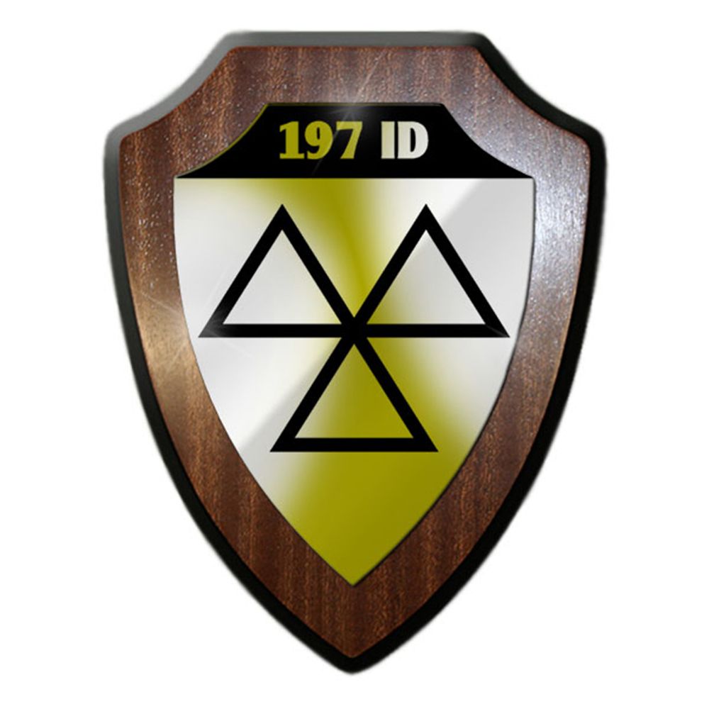 Wappenschild- 197 Infanterie Division 197ID Wappen Abzeichen Logo Emblem #14885