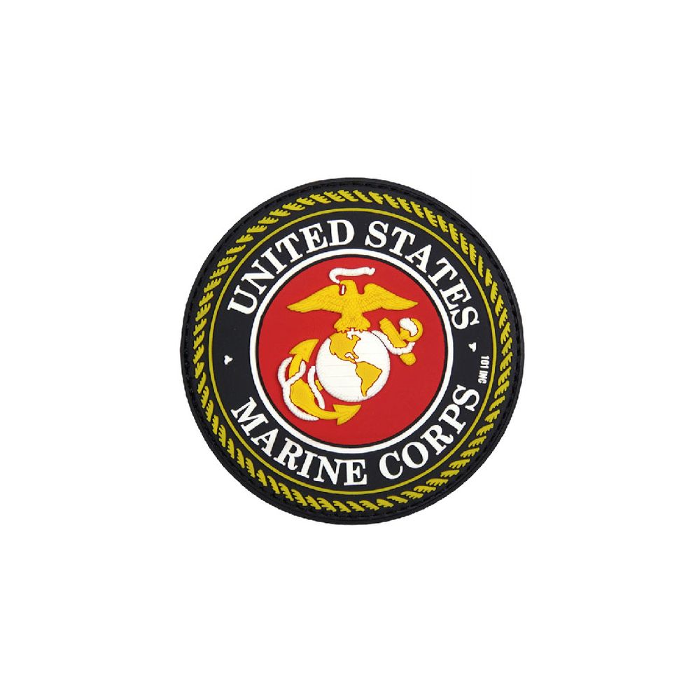 Marine Corps Patch United States Airsoft Softair 3D Rubber Einheit 8cm  #20289