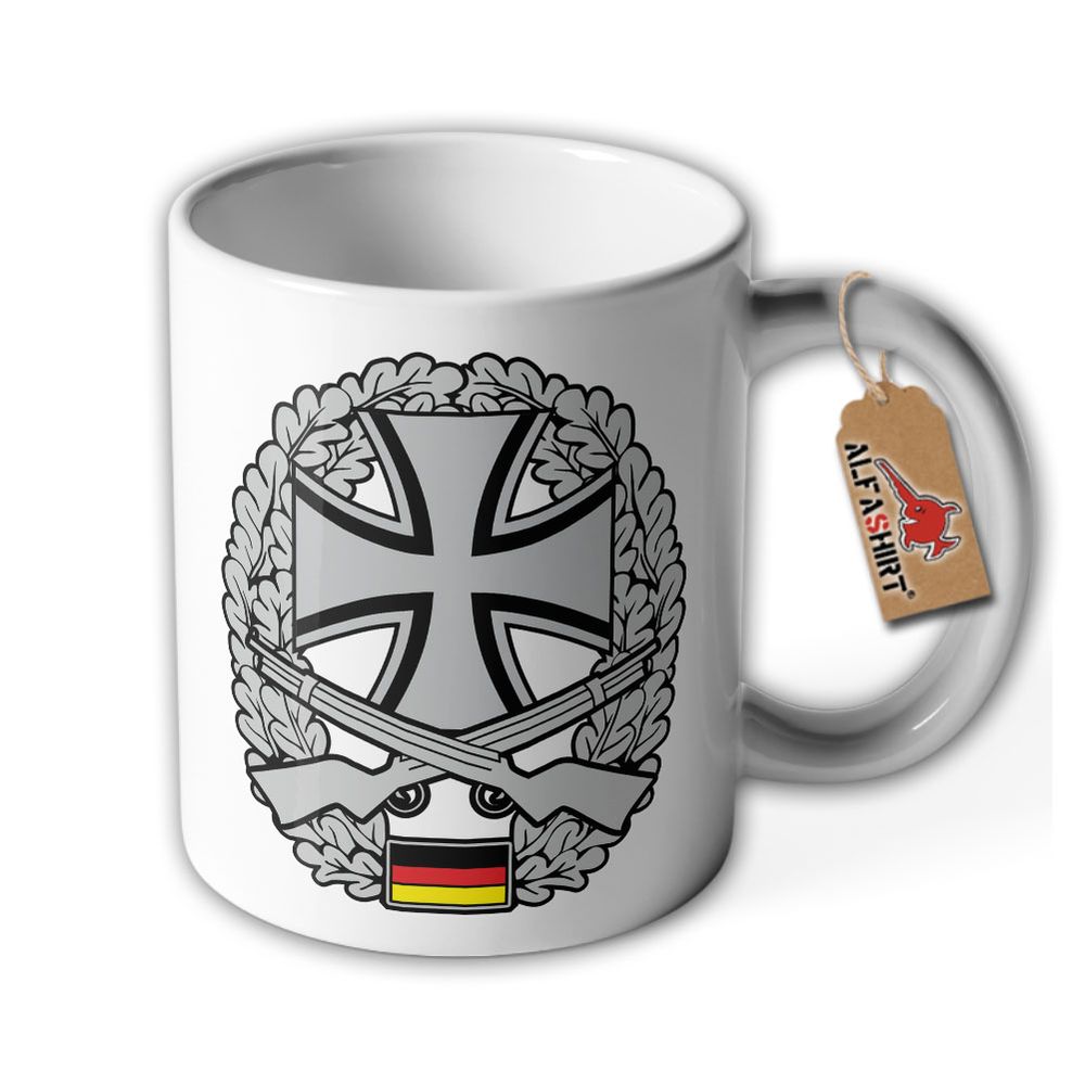 Tasse Heimatschutz Division HSchDiv Barettabzeichen Territoriale Reserve #46149