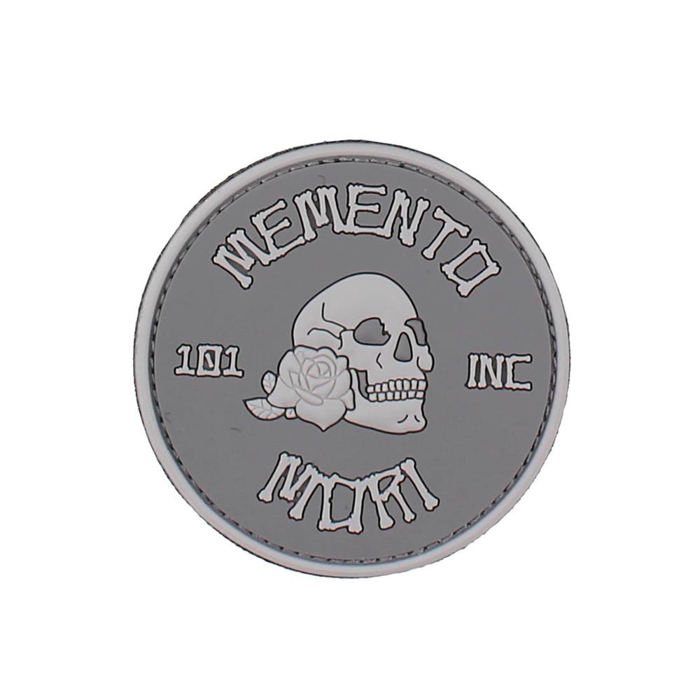 Memento Mori Skull Airsoft Paintball Alfashirt 3D Patch Patch 8x8cm # 26817
