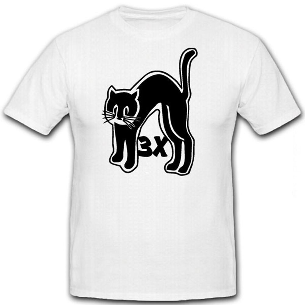 3x Black Cat cat tower coat of arms U-boat U48 U564 - T-shirt # 12559