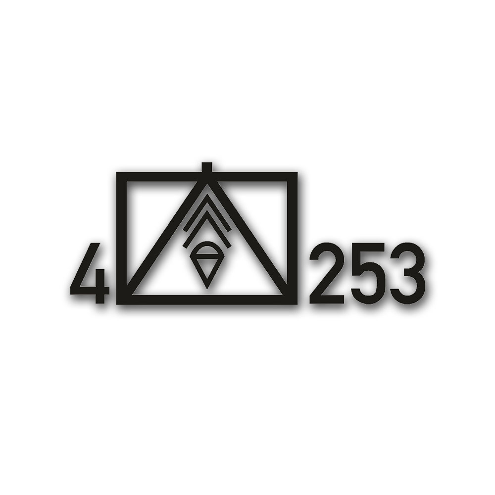 Sticker tactical sign 20x8cm paratrooper anti-tank #A6279