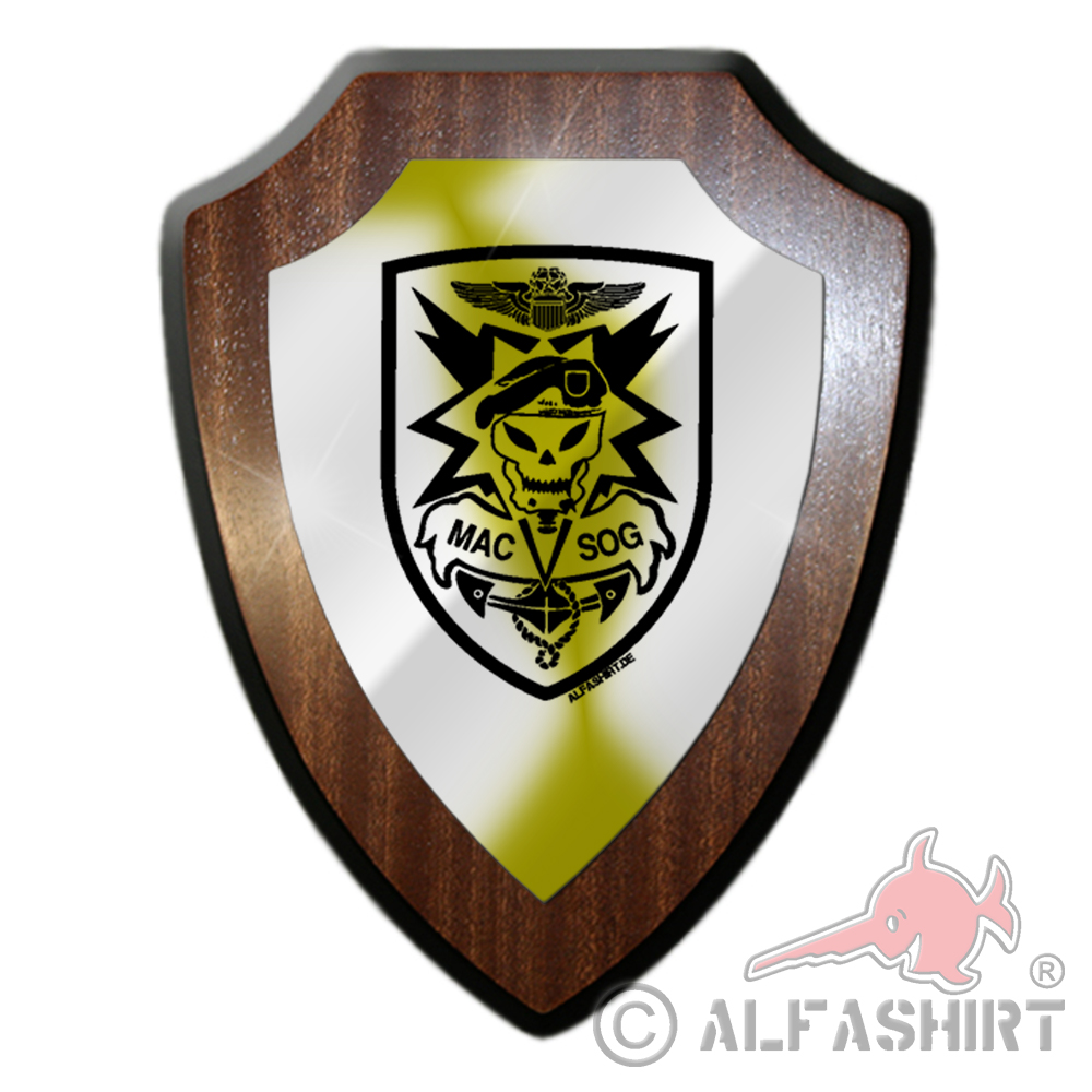 Heraldic shield MACV-SOG Type 2 Military Assistance Command Vietnam Studies # 27011