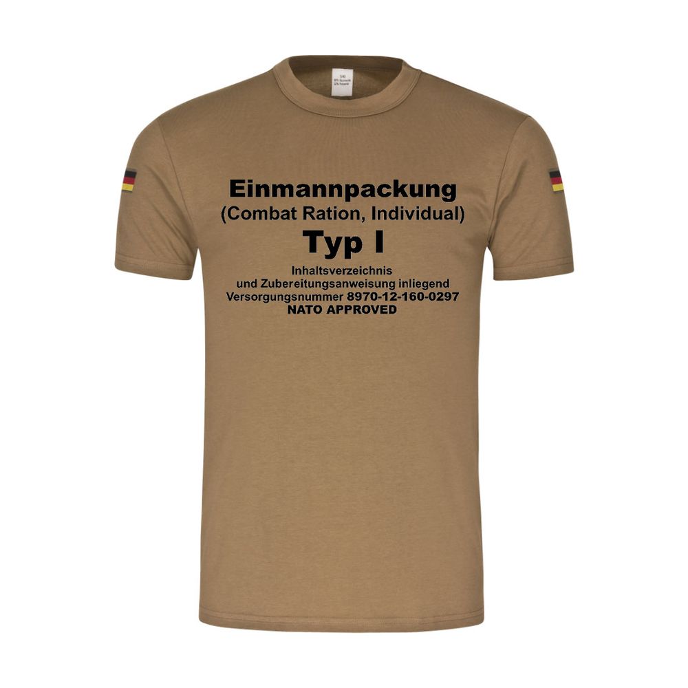 EPA one-man pack Bundeswehr humor reservists fun soldier BW tropics #14304