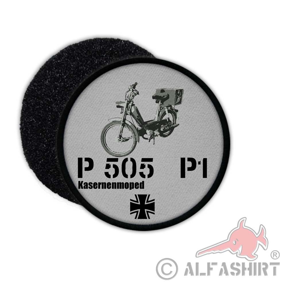 Patch 75mm P 505 P1 Kasernenmoped Wagen Bundeswehr Leichtes Motorrad #34611 Patch 75mm P 505 P1 Kasernenmoped Wagen Bundeswehr Leichtes Motorrad #34611