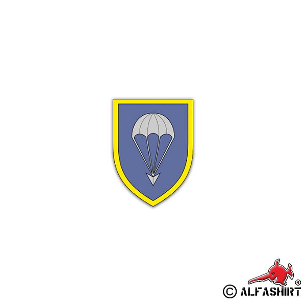 Sticker Airborne Brigade 27 LLBrig BW Army Germany 5x7cm A2697