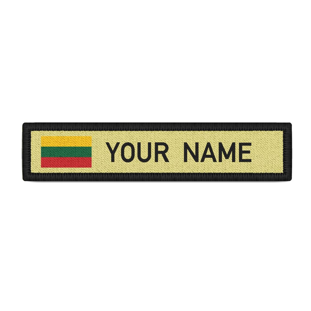 Namenspatch Litauen Patch Name Land Flagge Lietuvos Respublika Vilnius #25241