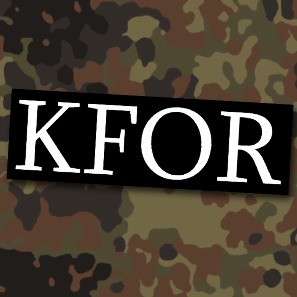 KFOR 2 Typ 5 Kosovo Nato Bundeswehr Auslandseinsatz Aufkleber 15x5cm #A211