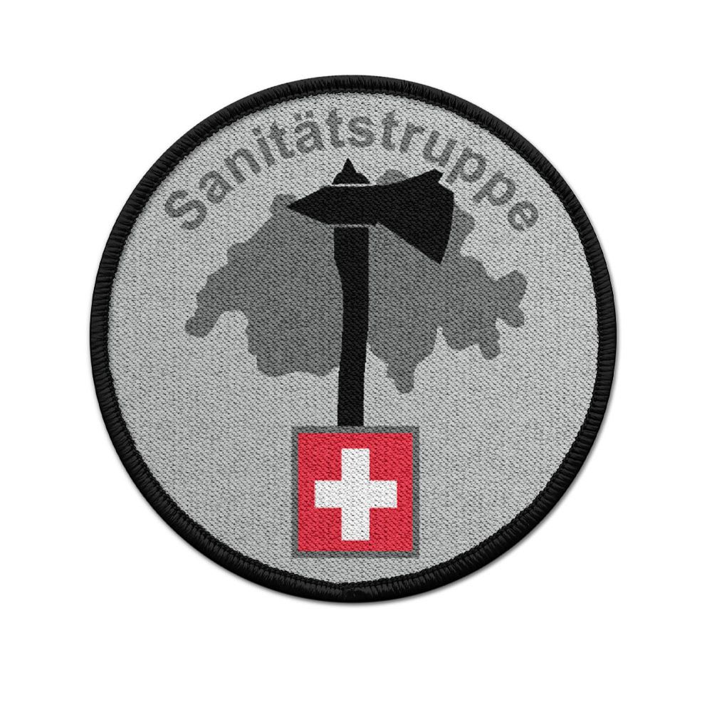 Sanitätstruppe Swiss Patch Barett Abzeichen Ersthelfer Erstehilfe #37213