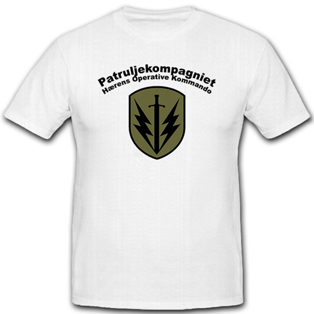 Patruljekompagniet - Hærens Operative Kommando SSR Særlig Støtte - T Shirt #7749