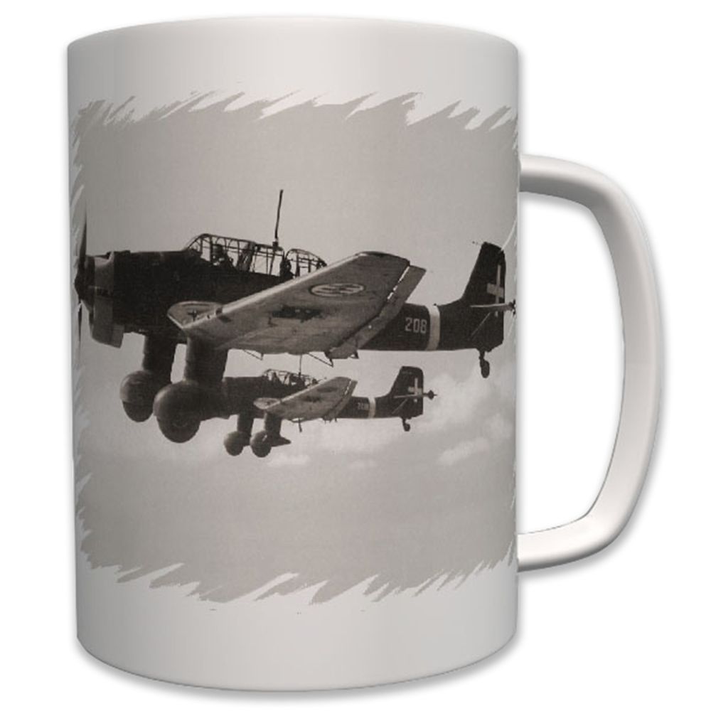 Ju 87 Stuka Flugzeug Luftwaffe Militär Army Armee - Tasse   #6221