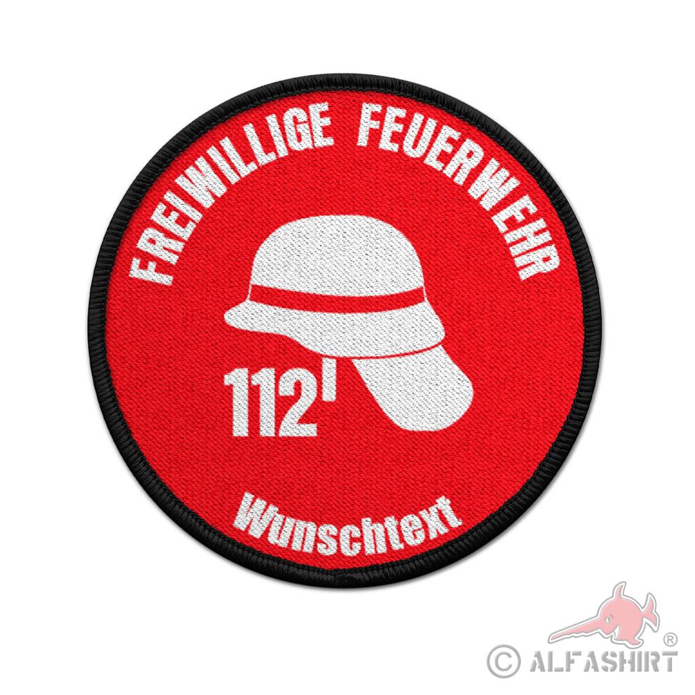 Patch personalisiert Freiwillige Feuerwehr FF 112 Ehrenamt Rettungsdienst #42320