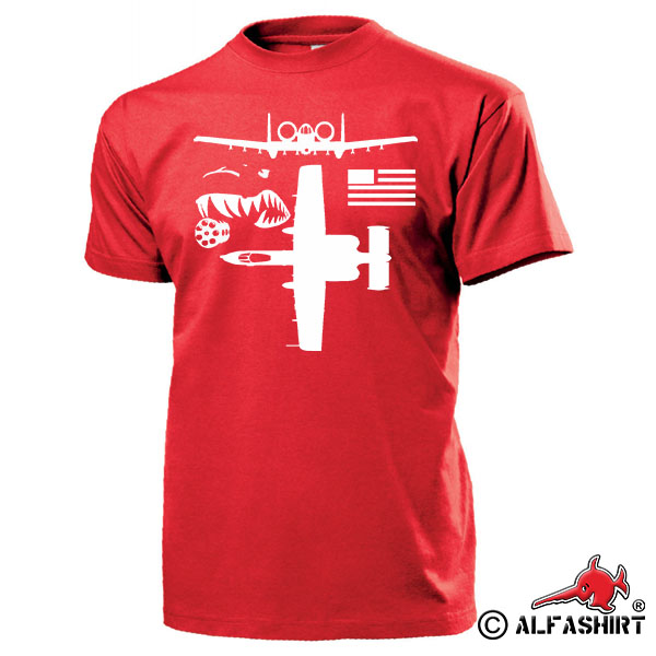 Warthog Type 2 Thunderbolt Hog Airplane Fairchild Republic USA T Shirt # 17352