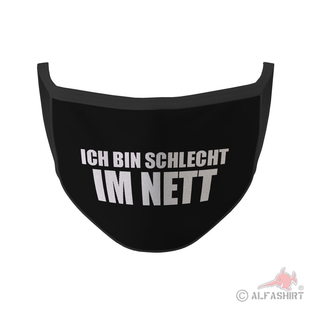 Mund Nasen Maske schlecht im Nett Fun Einstellung Böse Lustig Humor Fun #35270