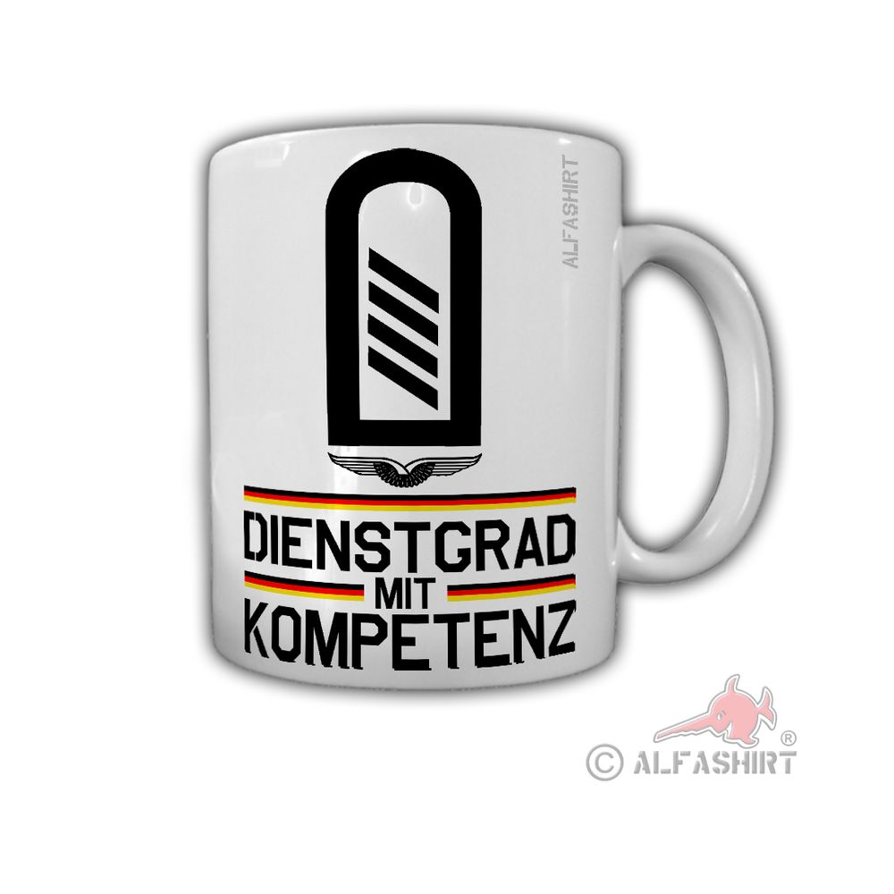 Stabsgefreiter LuStGefr Rangabzeichen Kompetenz Tasse #27863