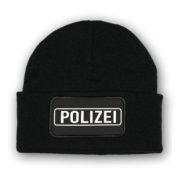 Beanie / Beanie - Police Police Badge Winter Gift Stripe - # 10352 m