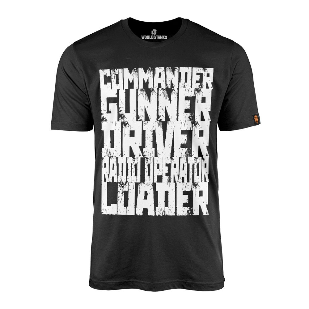 WOT CREW Loader Commander Gunner World of Tanks T-Shirt #42019
