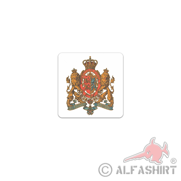 Aufkleber/Sticker Herzogtum Sachsen-Altenburg Wappen Monarchie 7x7cm A3277
