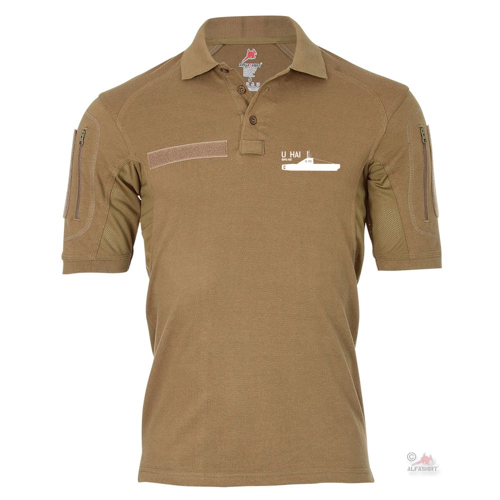 Tactical Poloshirt Alfa - U Hai S170 Bundesmarine U2365 Küsten U Boot #19073