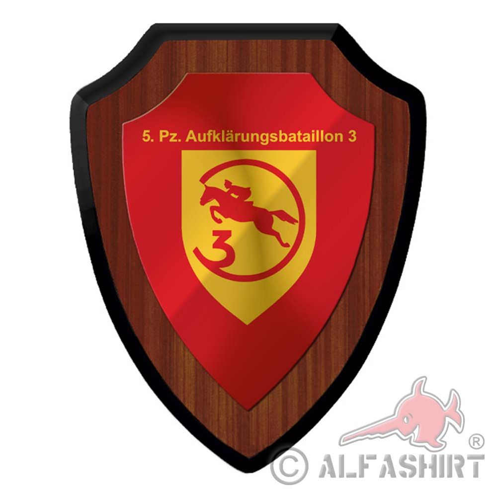 Coat of arms shield 5 PzAufklBtl tank reconnaissance battalion Bundeswehr BW #40387