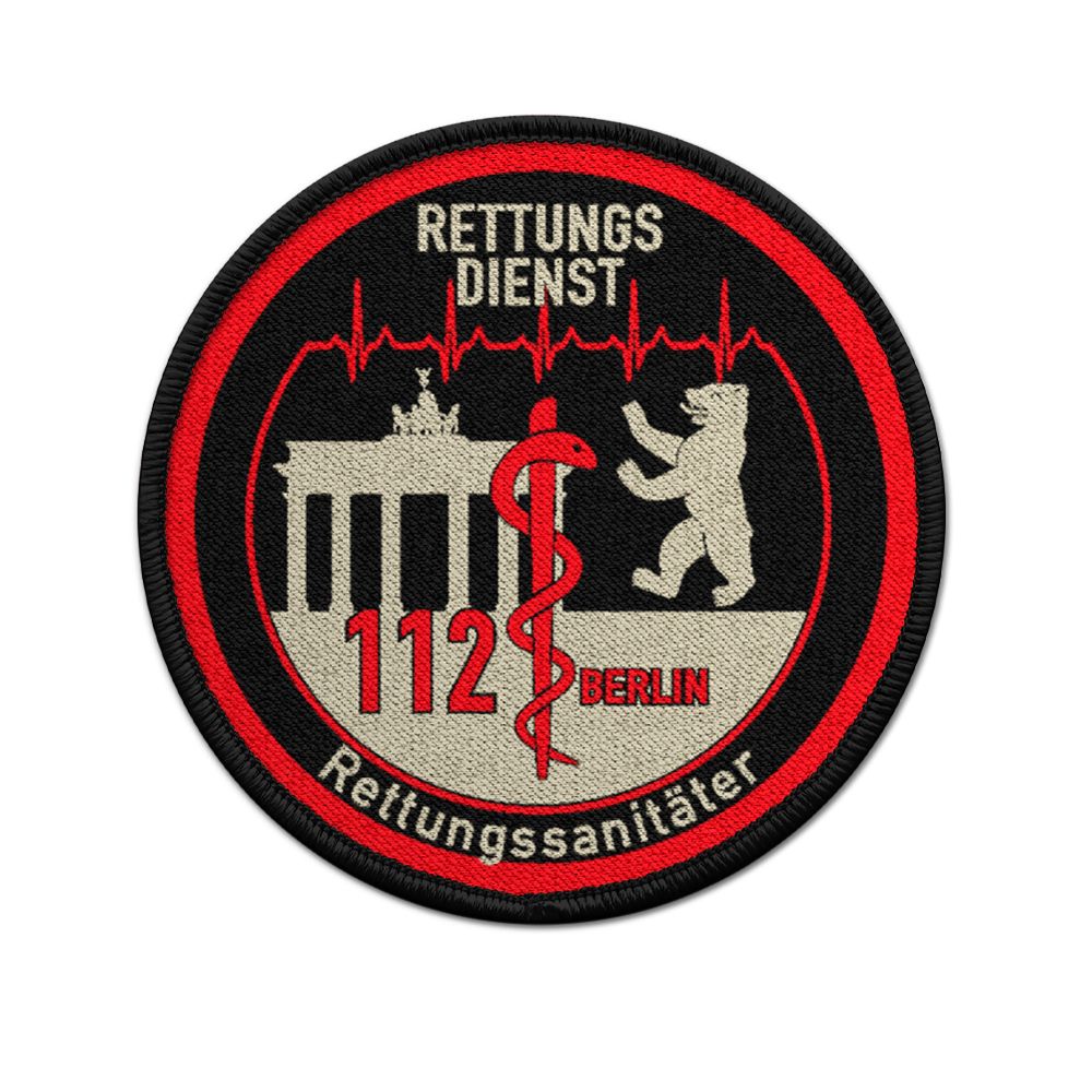 Paramedic Berlin RS Badge 112 Ambulance Medical Service # 36003