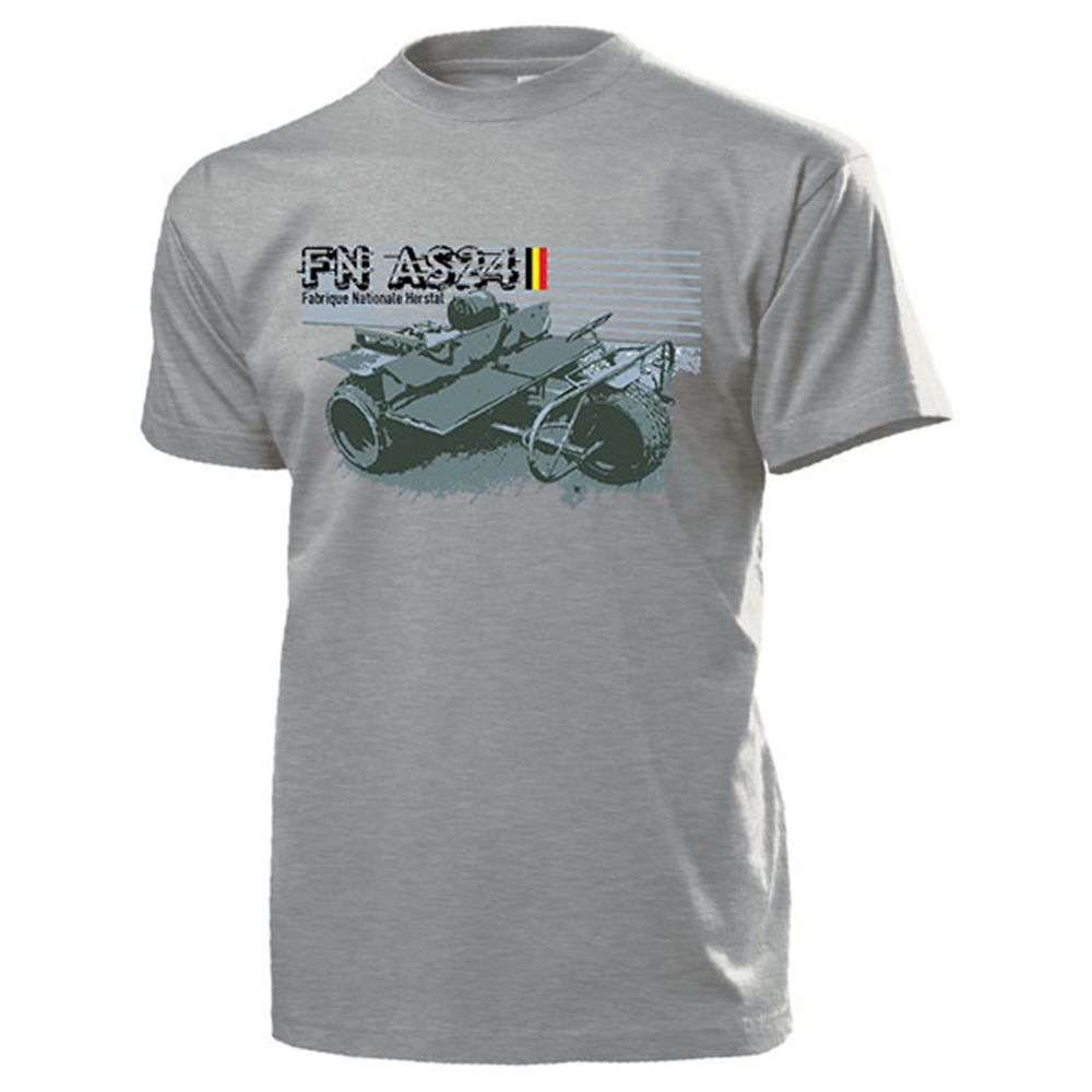 FN AS24 Fabrique Nationale Herstal Belgische Armee Tricycle - T Shirt #13331