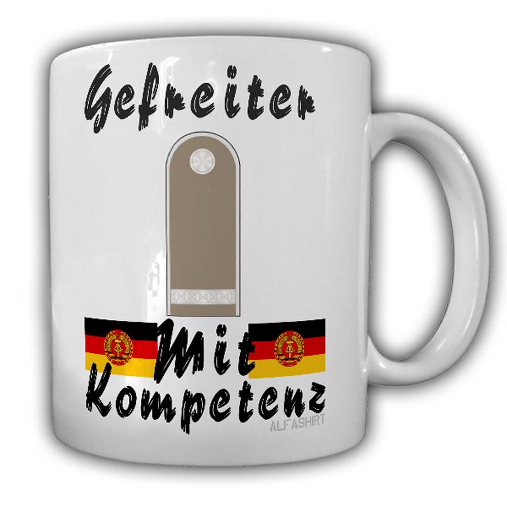Gefreiter der Aufklärungseinheit Tasse NVA Nationale Volksarmee #24214