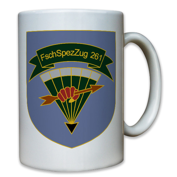 FschSpezZug 261 Fallschirmjäger Spezialzug Bundeswehr Bw - Tasse #8592