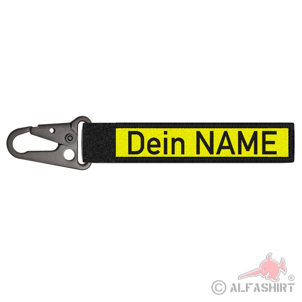 Tactical Key-holder personalisierbar Schlüsselanhänger Namen BW#37712