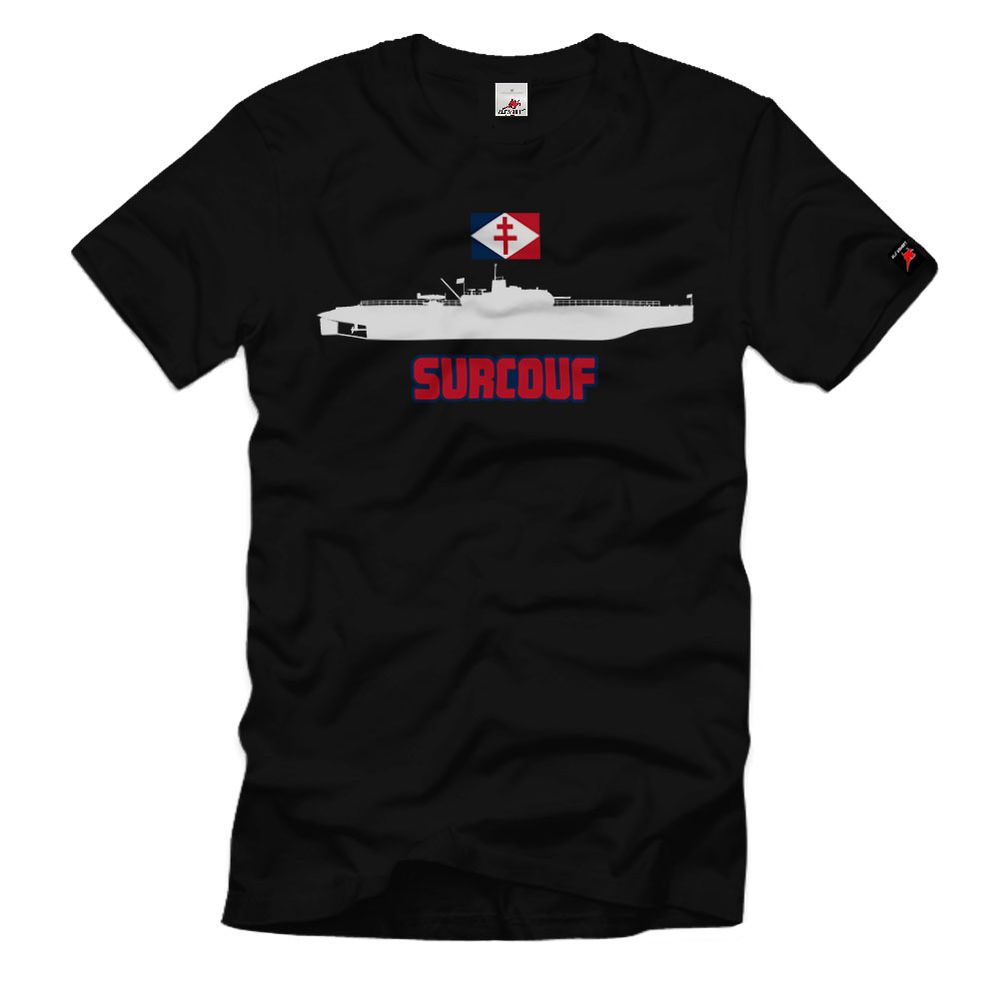 Surcouf Kreuzer-U-Boot French submarine Frankreich Französische T-Shirt#33879