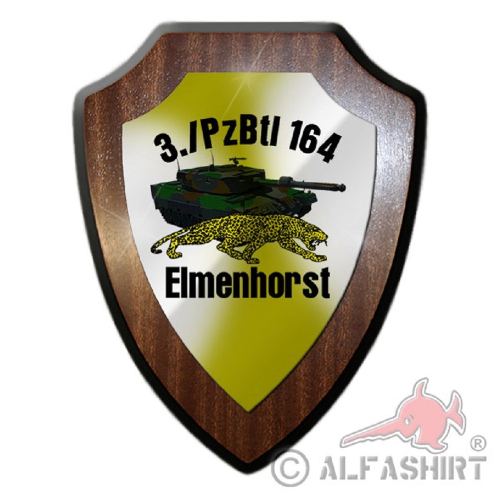 3 PzBtl 164 Elmenhorst Tank Battalion Army Company Blazon # 19885