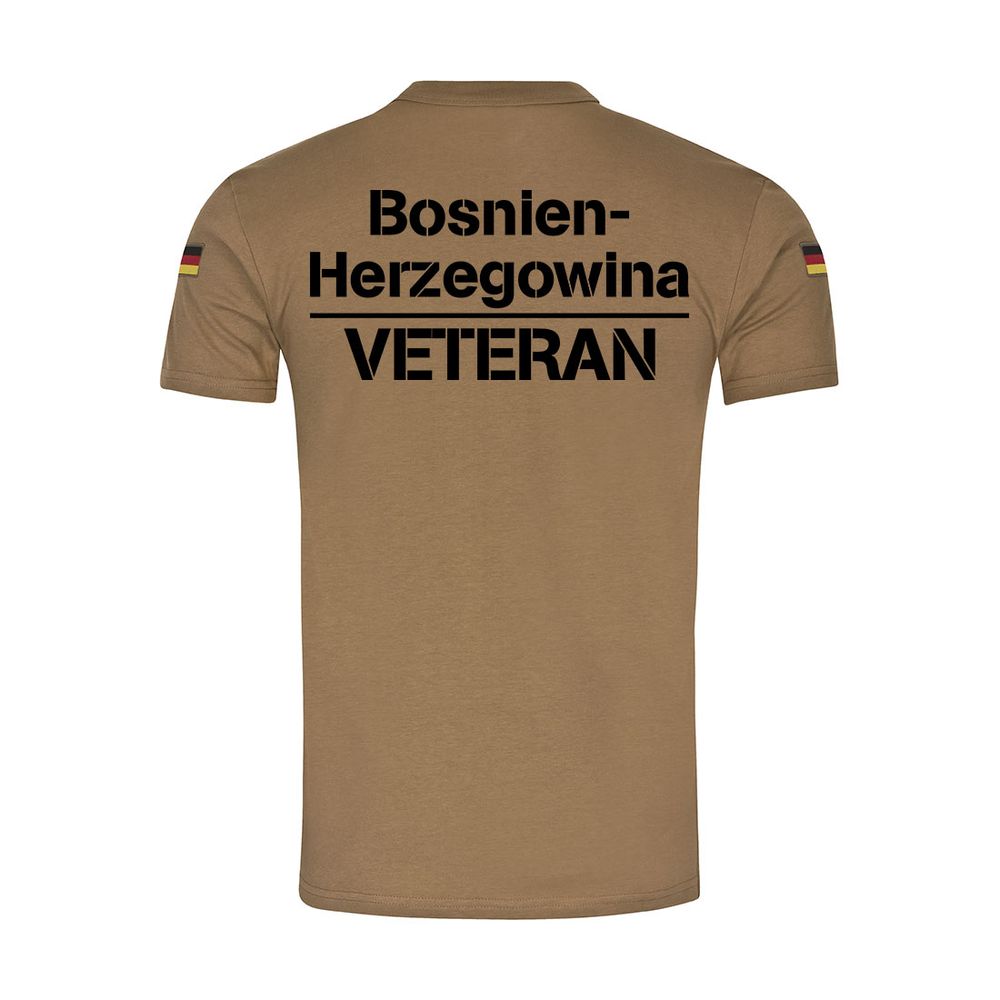 BW Tropics KFOR Veteran Bosnia Herzegovina Foreign Assistance T-Shirt # 32857