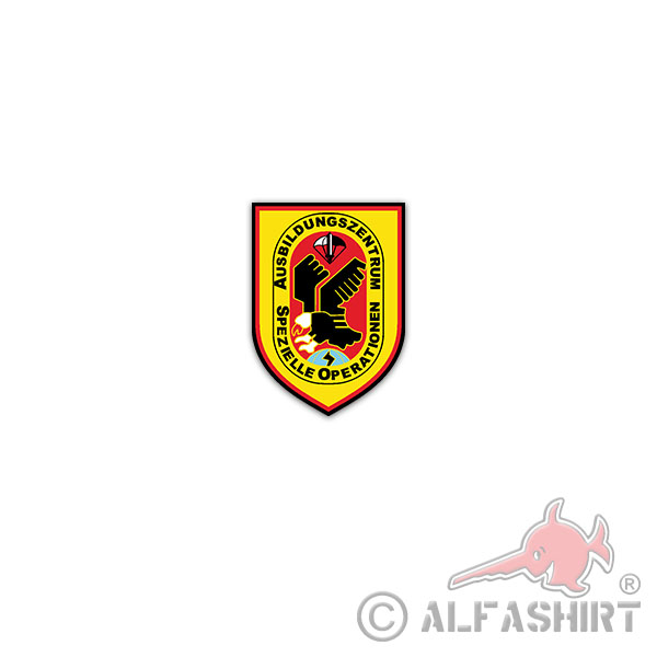 Aufkleber/Sticker AusbZSpezlOp Ausbildungszentrum Spezielle Heer 5x7cm A2994